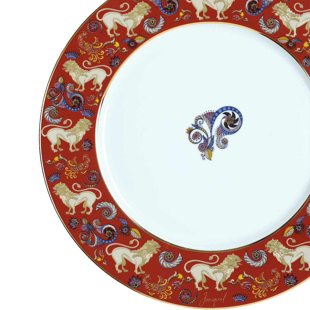 Porselen Servis Tabağı / Porcelain Serving Plate - Görsel 2