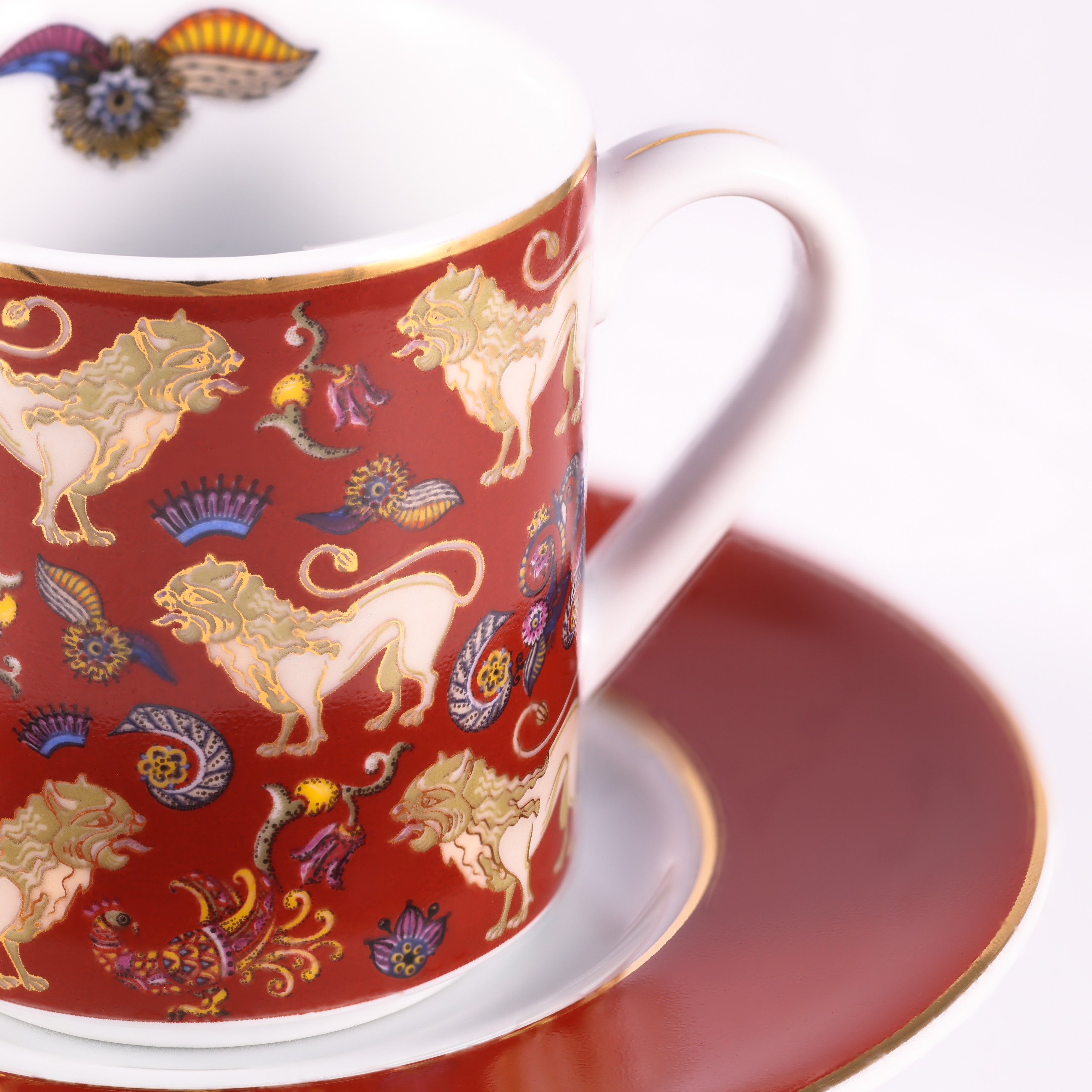 Porselen Kahve Fincanı Seti / Porcelain Coffee Cup Set - Görsel 3