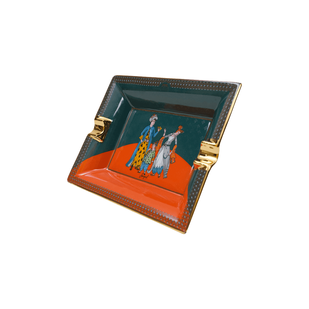 Porselen Küllük / Porcelain Ashtray - Görsel 4