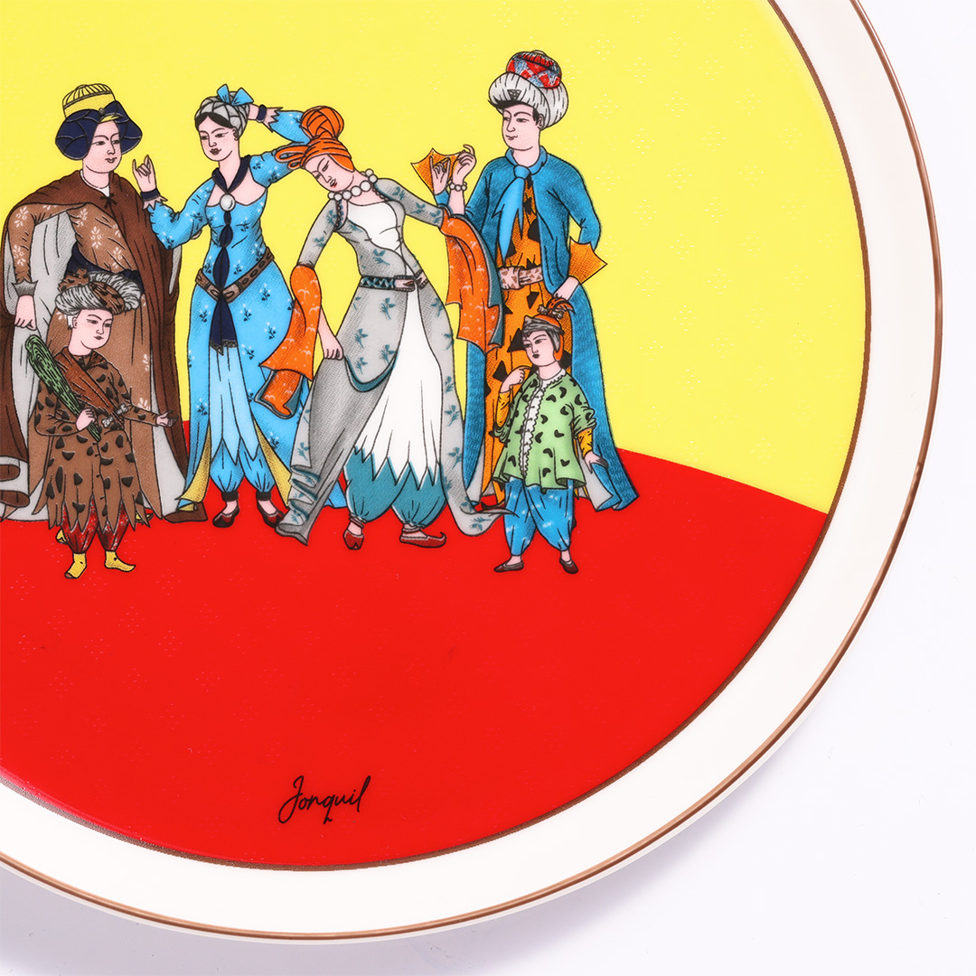 Porselen Pasta Tabağı / Porcelain Cake Plate - Görsel 3