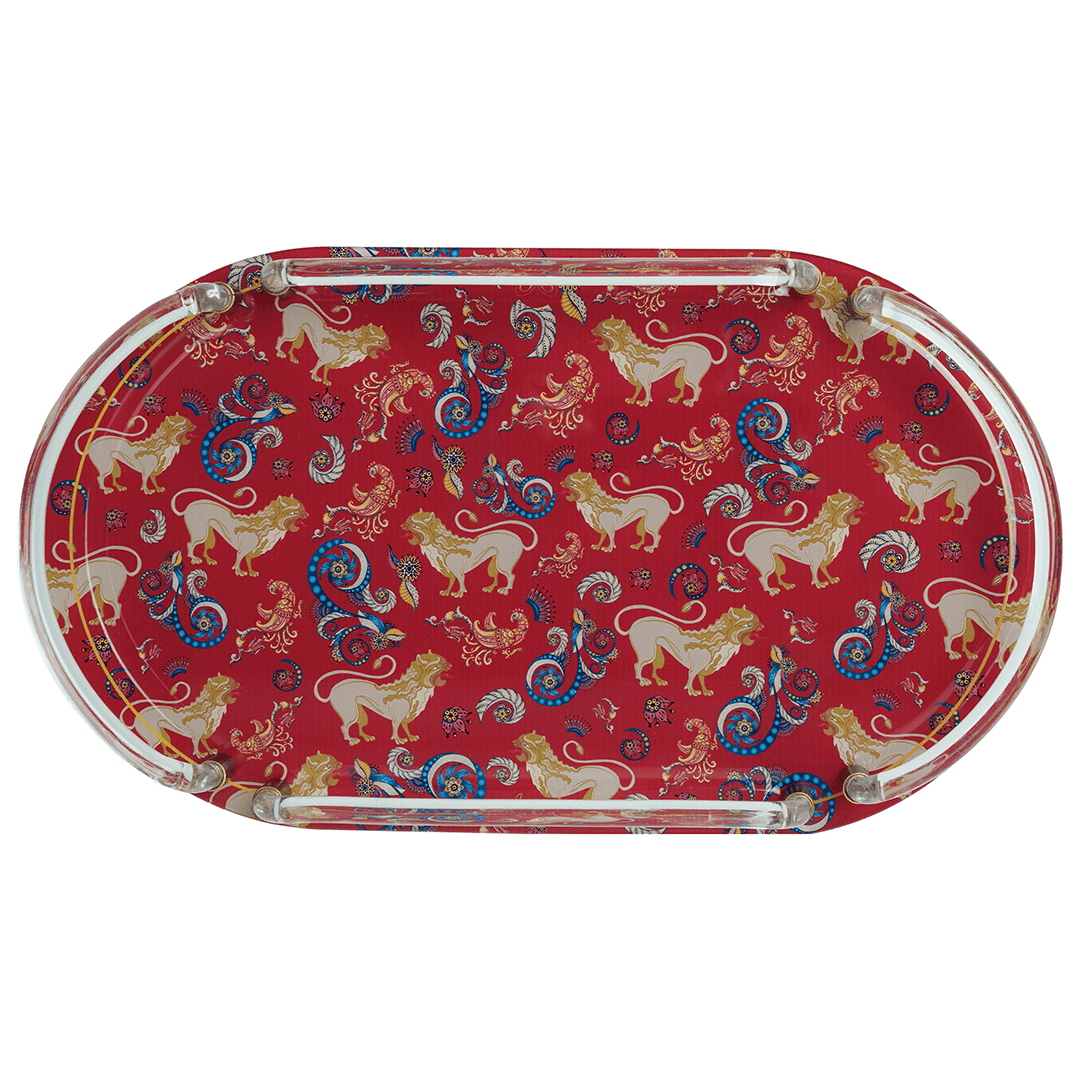 Akrilik Oval Tepsi / Acrylic Oval Tray - Görsel 6