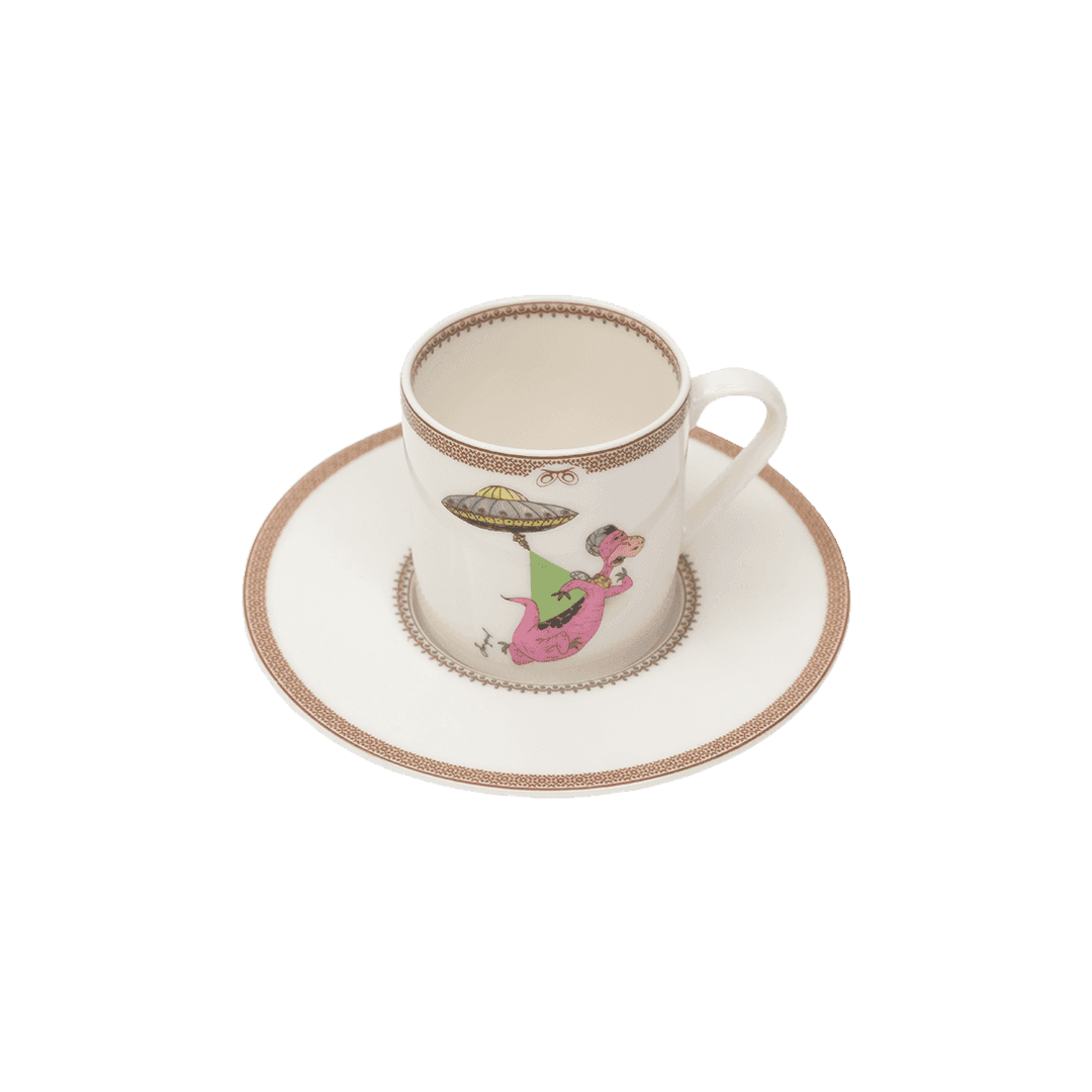 Porselen Kahve Fincanı Seti / Porcelain Coffee Cup Set - Görsel 4