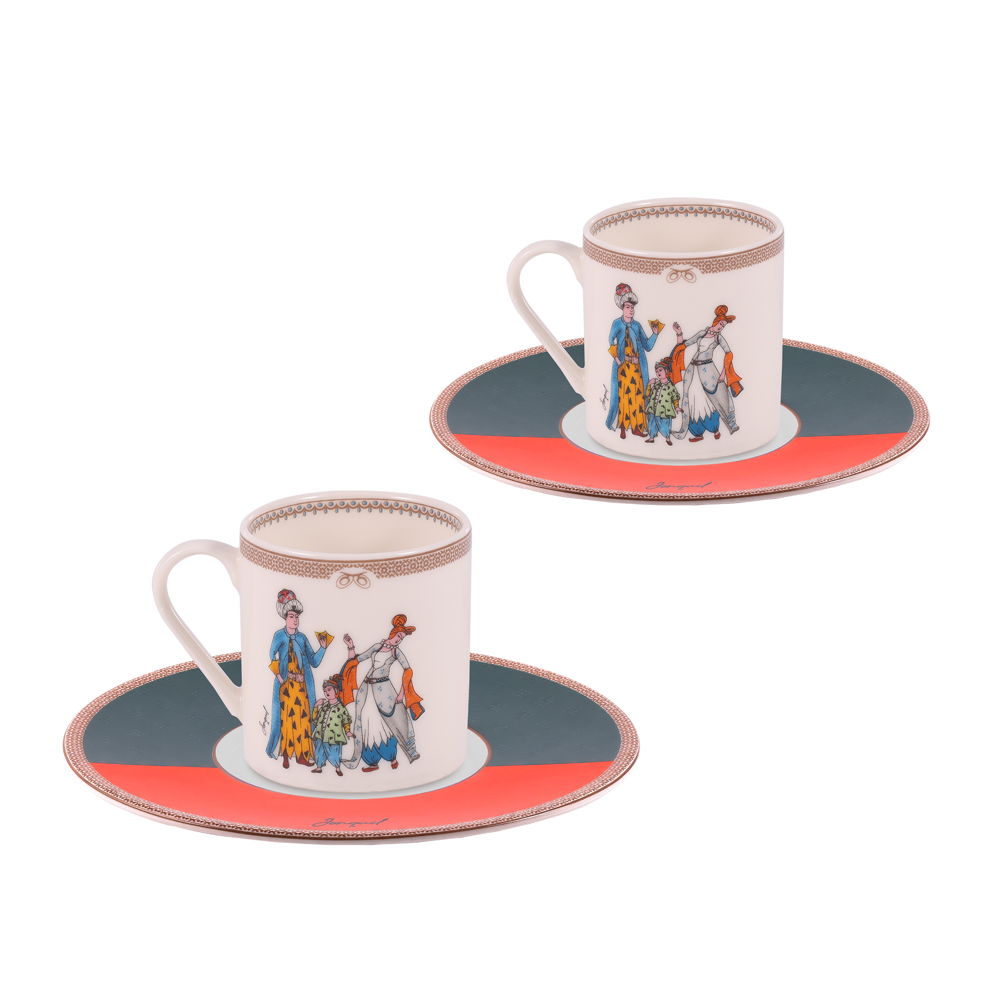 Porselen Kahve Fincanı Seti / Porcelain Coffee Cup Set
