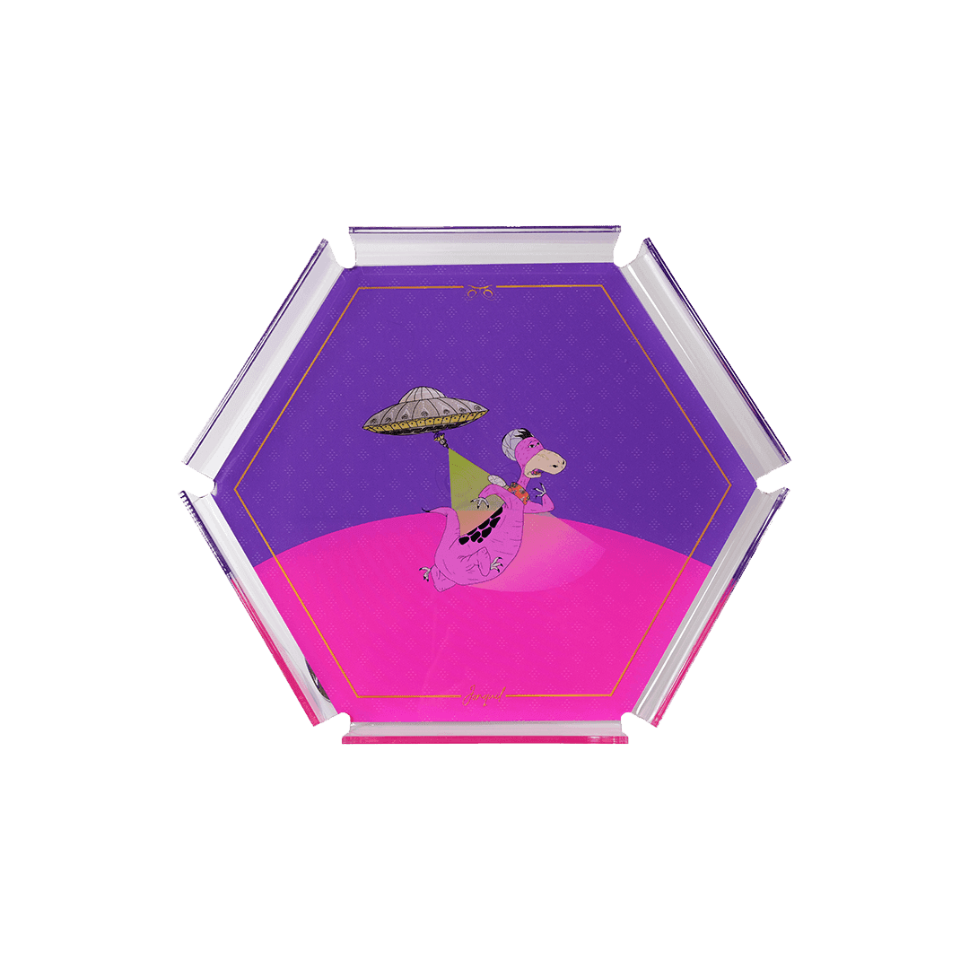 Akrilik Altıgen Tepsi / Acrylic Hexagon Tray - Görsel 3