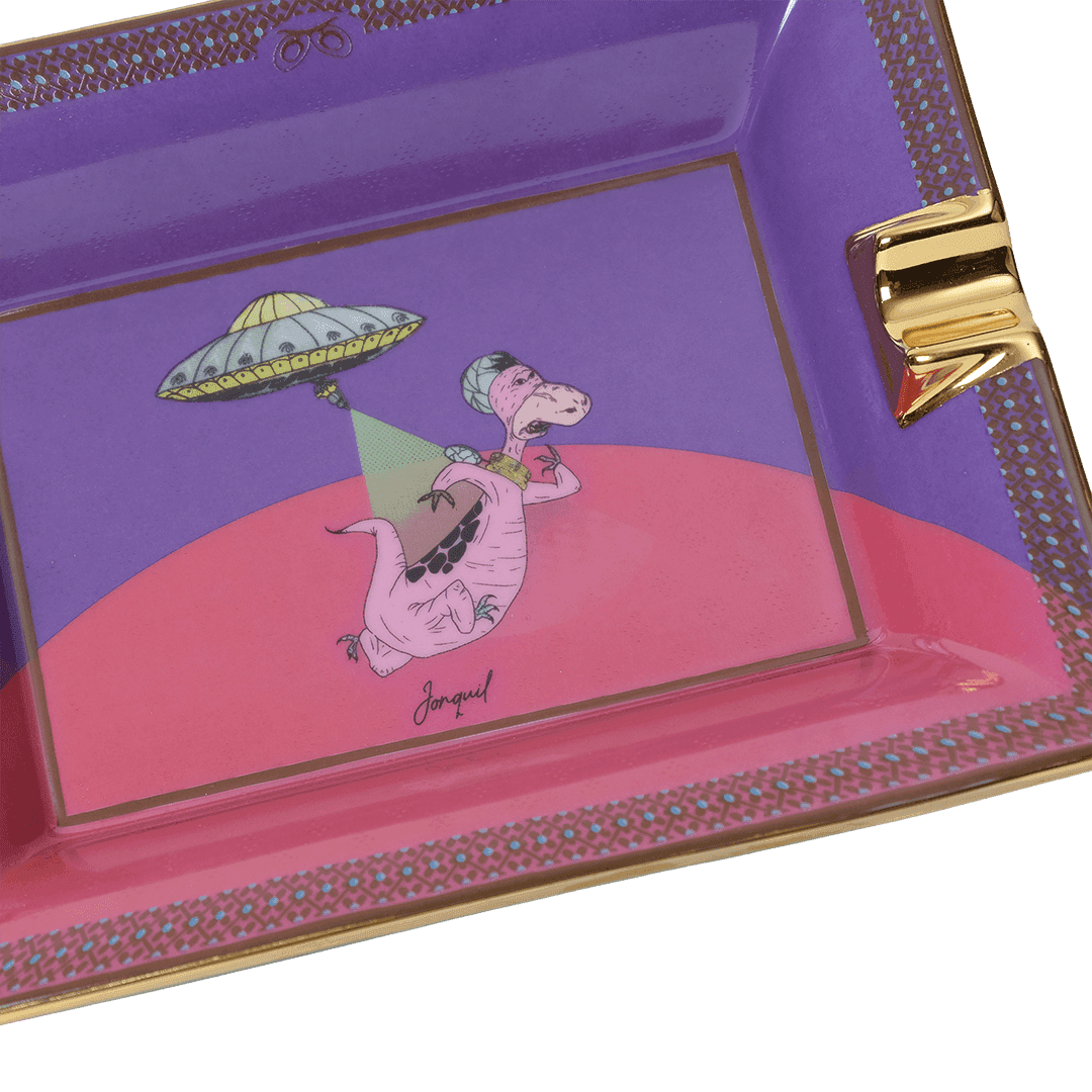 Porselen Küllük / Porcelain Ashtray - Görsel 4
