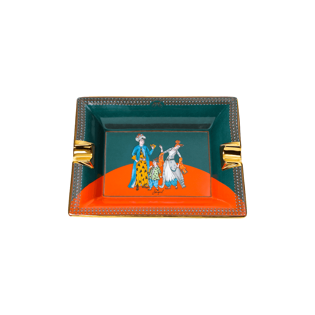 Porselen Küllük / Porcelain Ashtray - Görsel 2