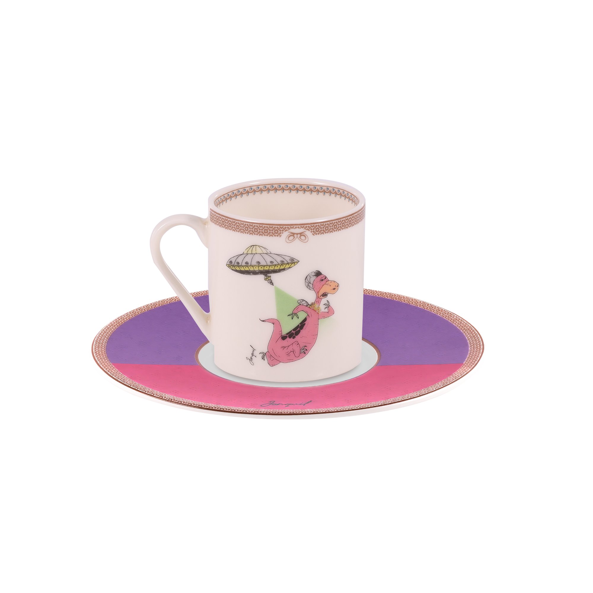 Porselen Kahve Fincanı Seti / Porcelain Coffee Cup Set - Görsel 2