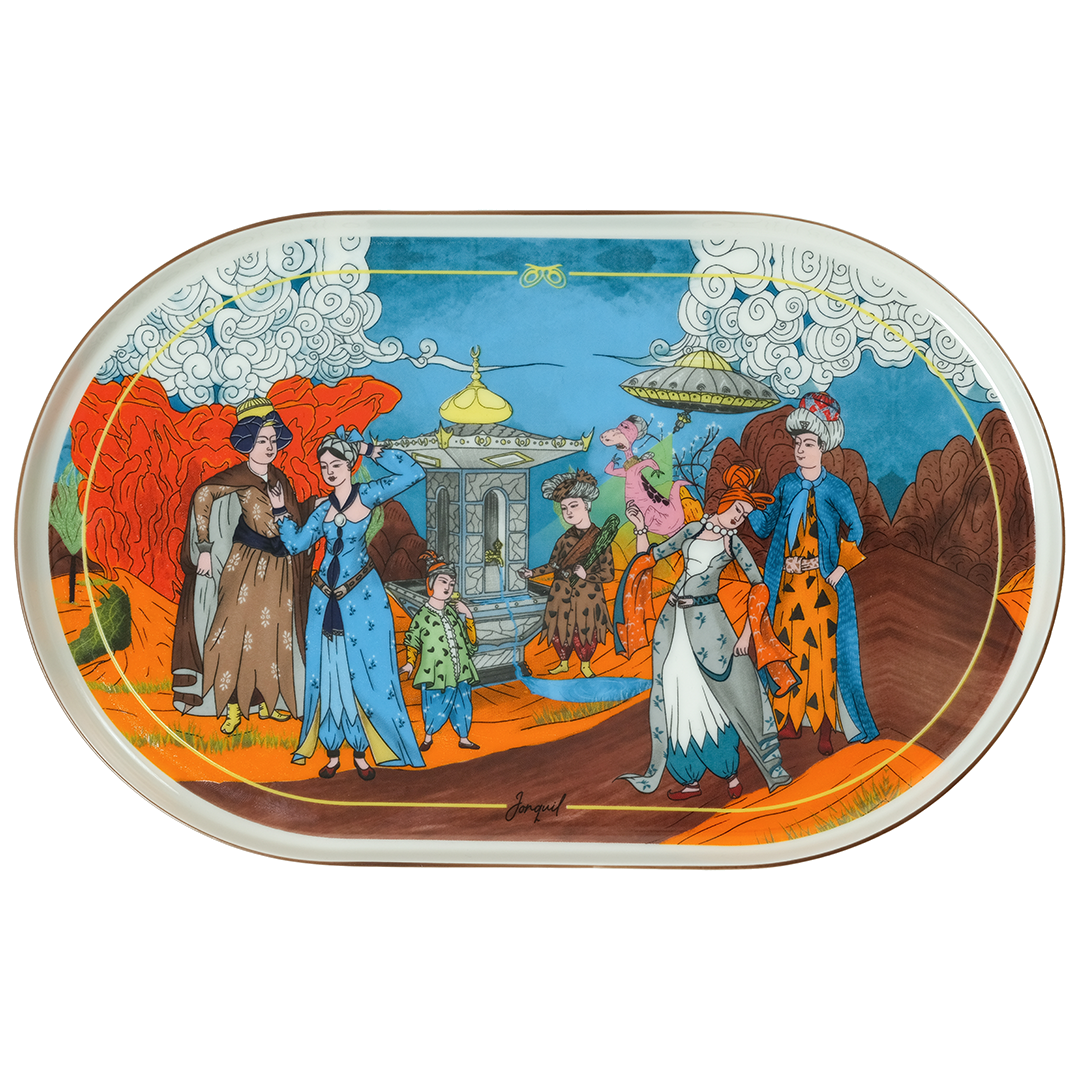 Porselen Paylaşım Tabağı / Porcelain Sharing Plate