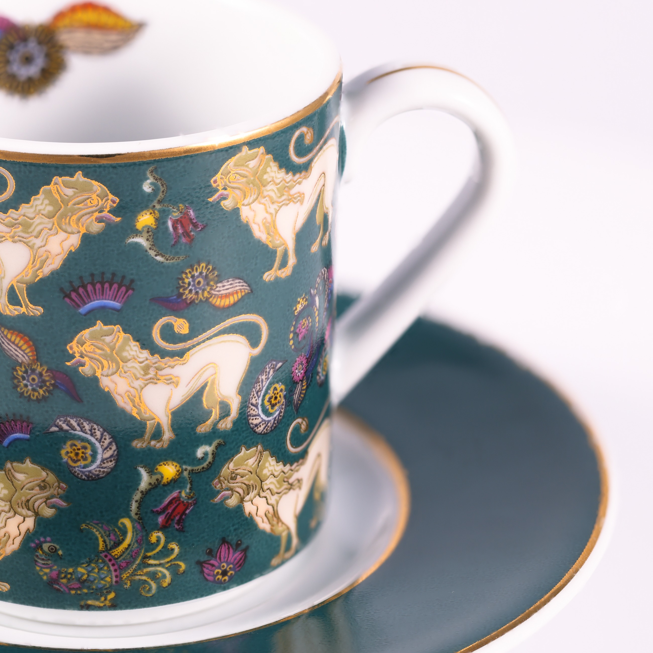 Porselen Kahve Fincanı Seti / Porcelain Coffee Cup Set - Görsel 3