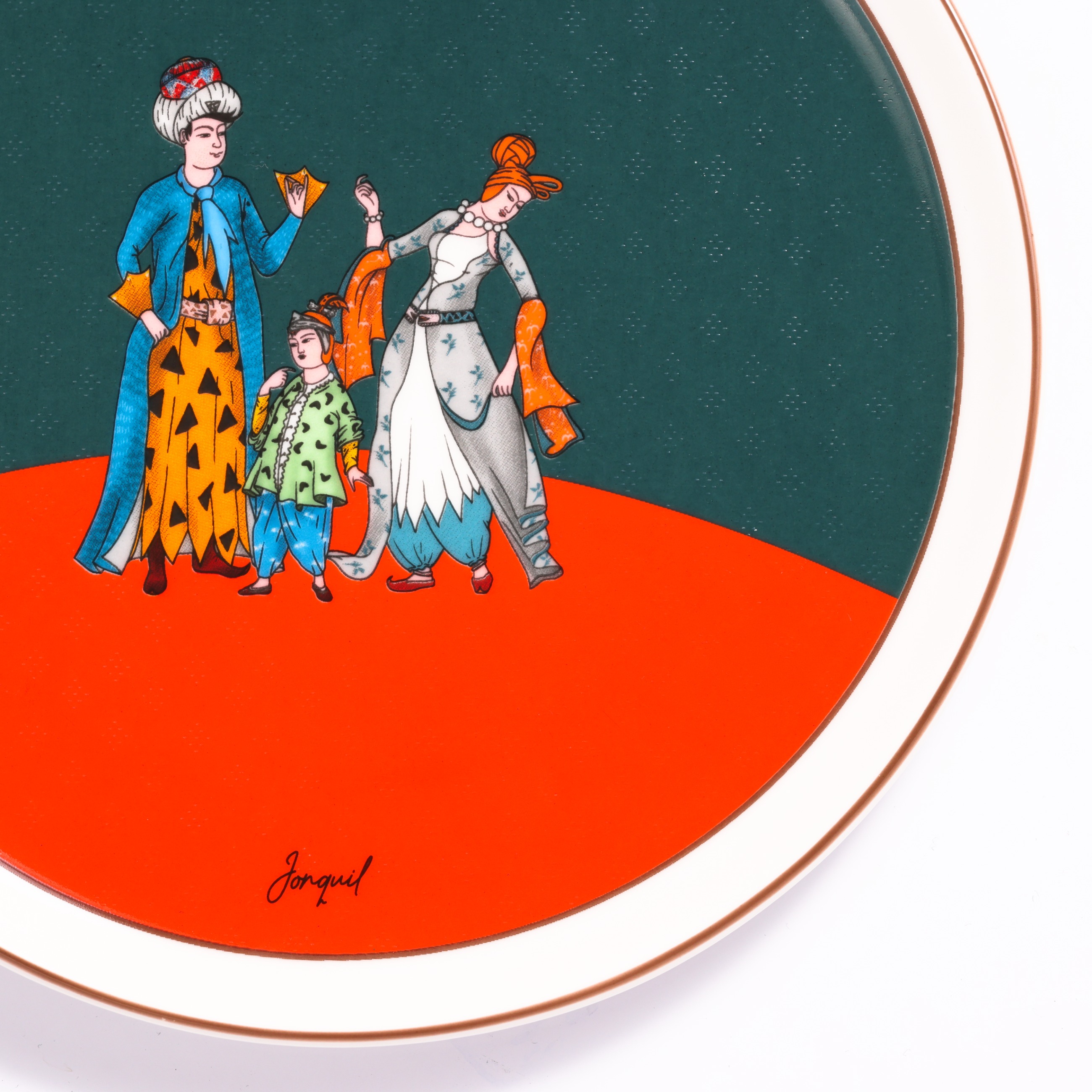 Porselen Pasta Tabağı / Porcelain Cake Plate - Görsel 3