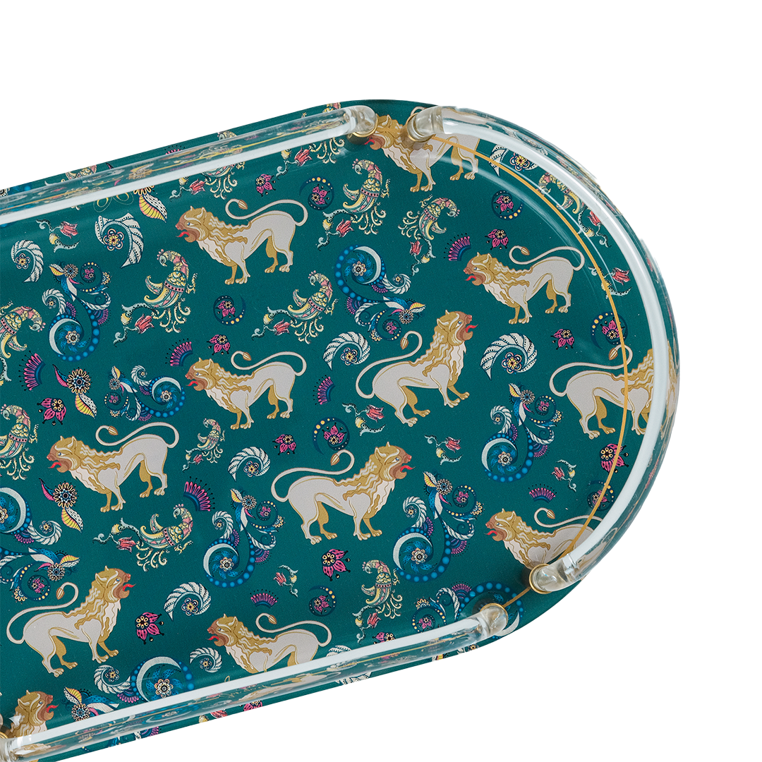 Akrilik Oval Tepsi / Acrylic Oval Tray - Görsel 4