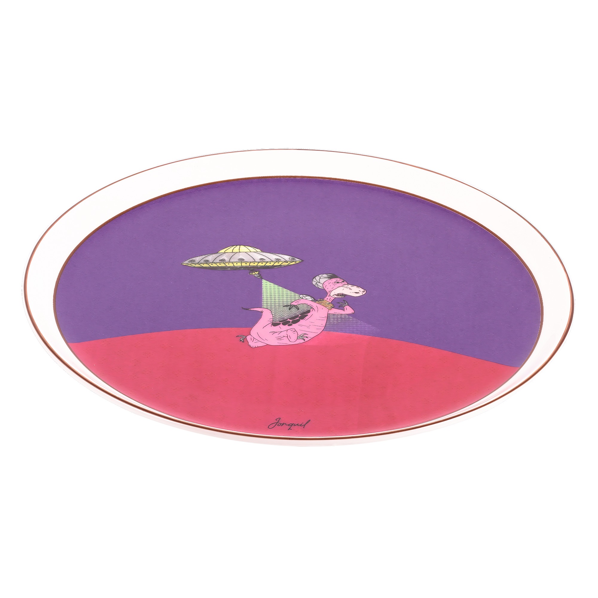 Porselen Pasta Tabağı / Porcelain Cake Plate - Görsel 2