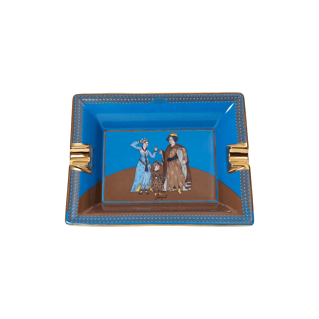 Porselen Küllük / Porcelain Ashtray - Görsel 2