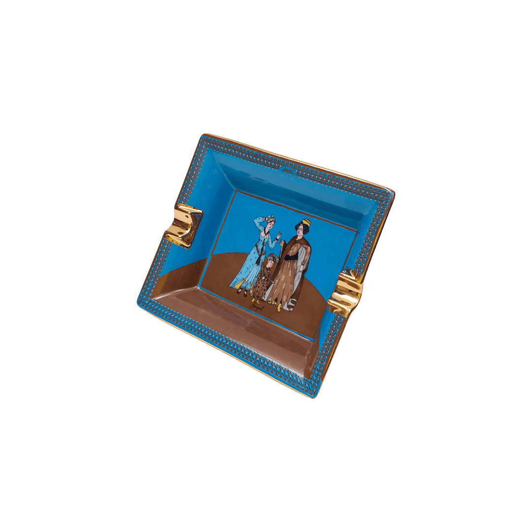Porselen Küllük / Porcelain Ashtray - Görsel 3