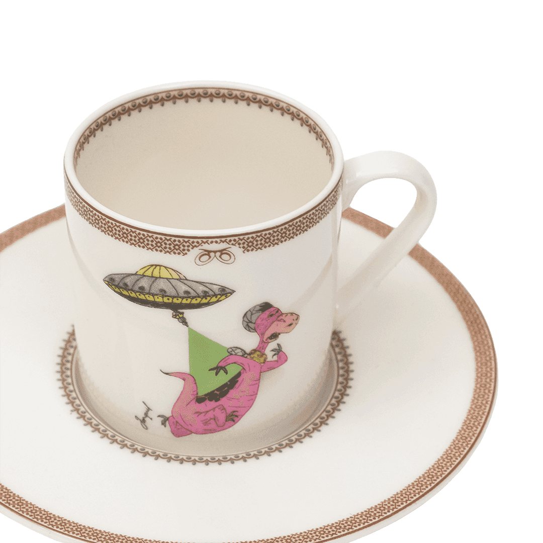 Porselen Kahve Fincanı Seti / Porcelain Coffee Cup Set - Görsel 5