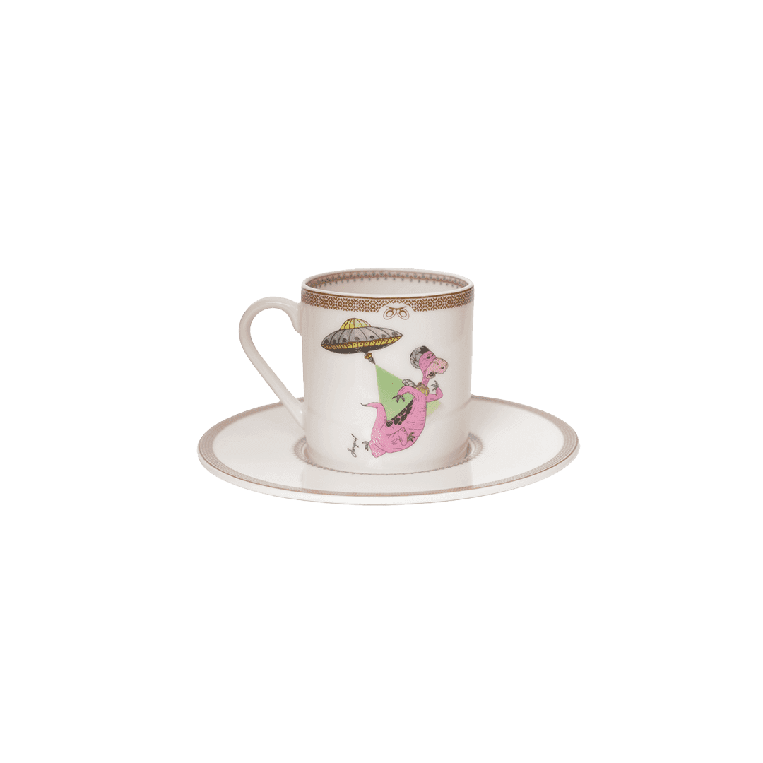 Porselen Kahve Fincanı Seti / Porcelain Coffee Cup Set - Görsel 2