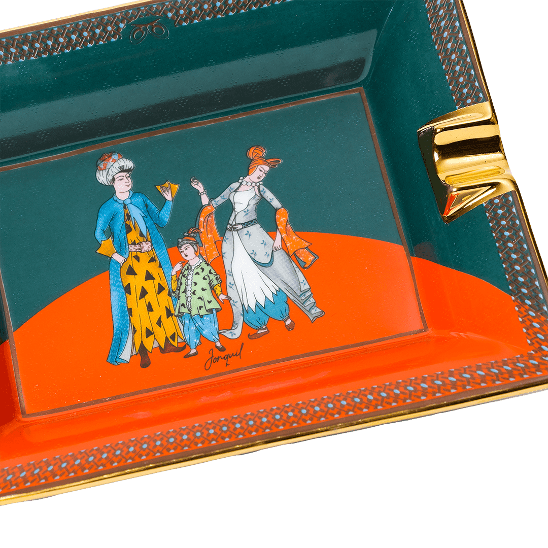 Porselen Küllük / Porcelain Ashtray - Görsel 3