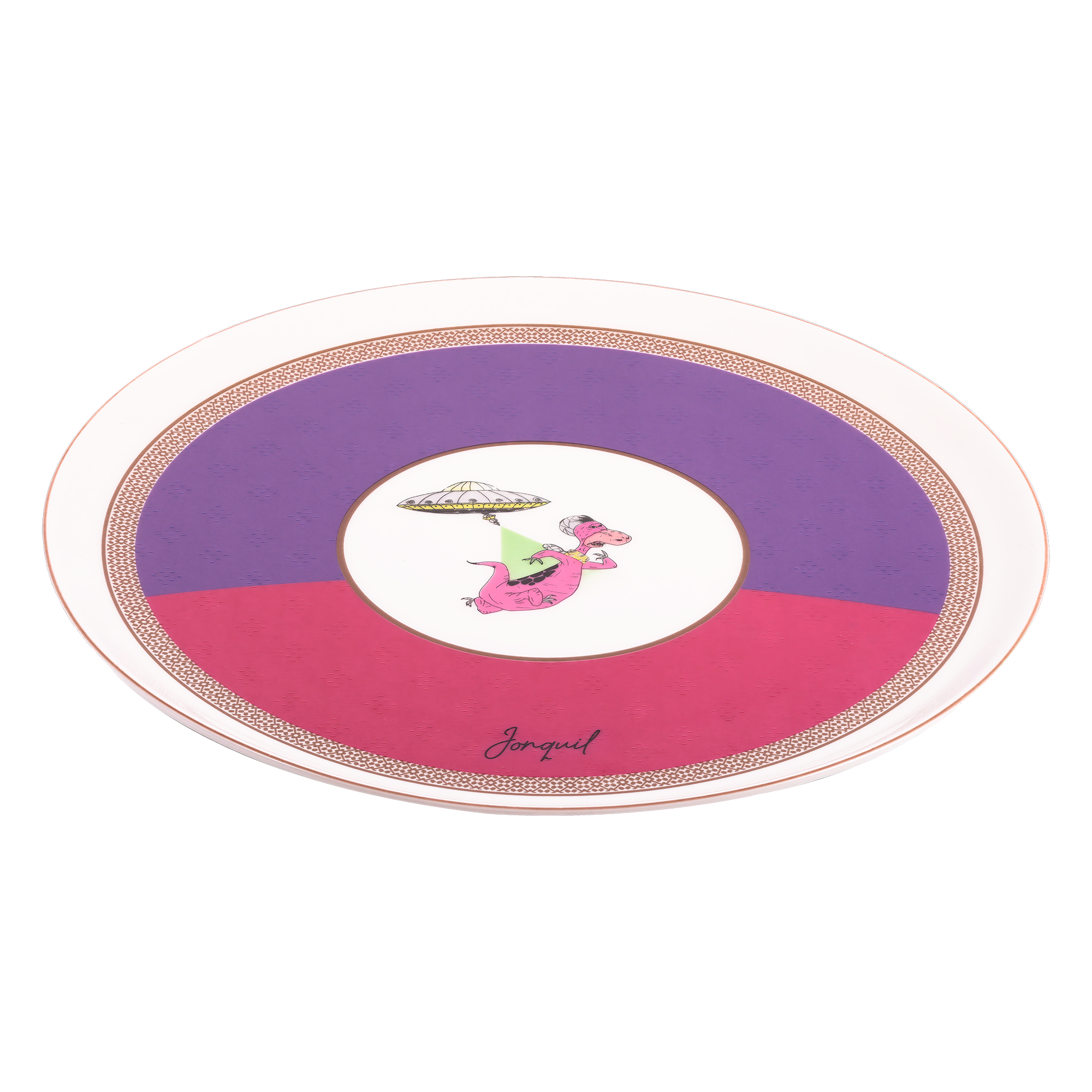 Porselen Servis Tabağı / Porcelain Service Plate - Görsel 2