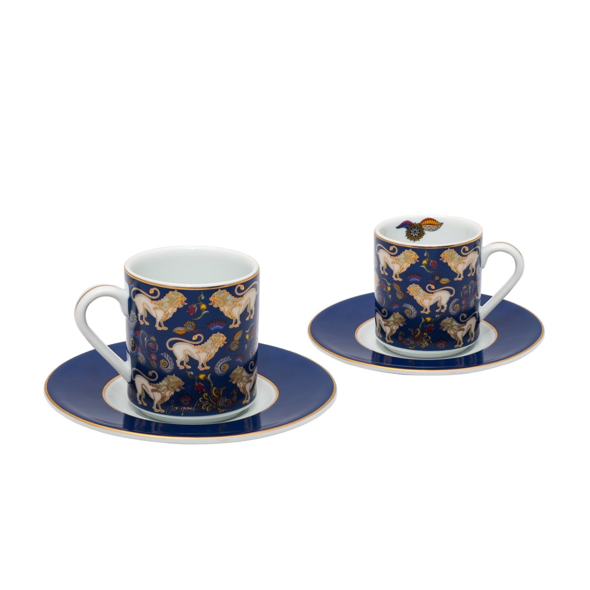 Porselen Kahve Fincanı Seti / Porcelain Coffee Cup Set - Görsel 2