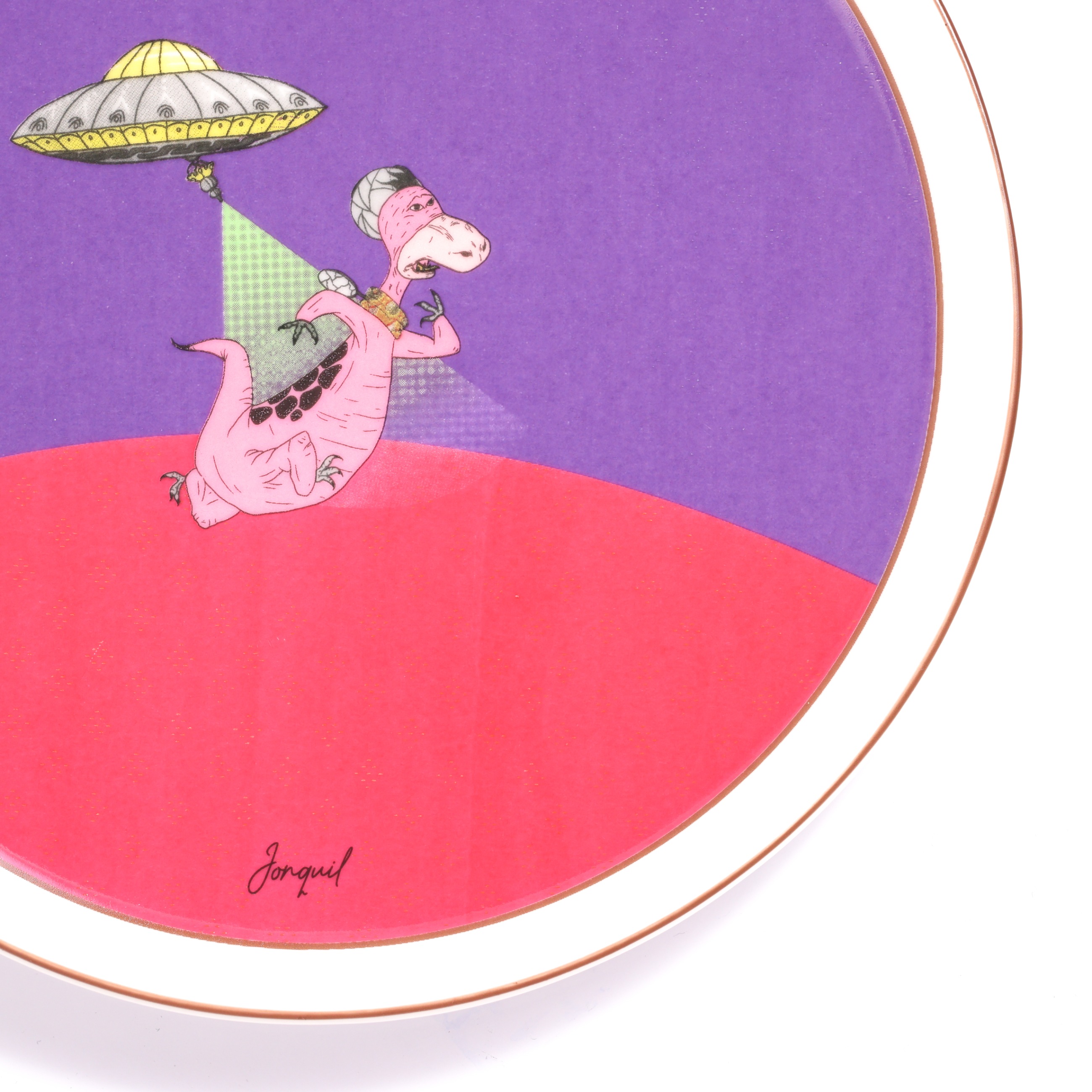 Porselen Pasta Tabağı / Porcelain Cake Plate - Görsel 3