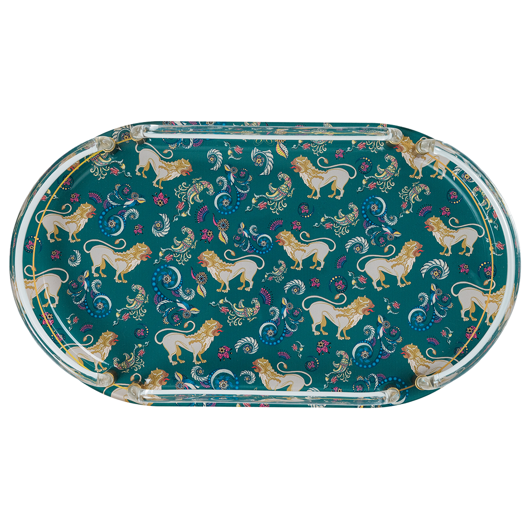 Akrilik Oval Tepsi / Acrylic Oval Tray - Görsel 5