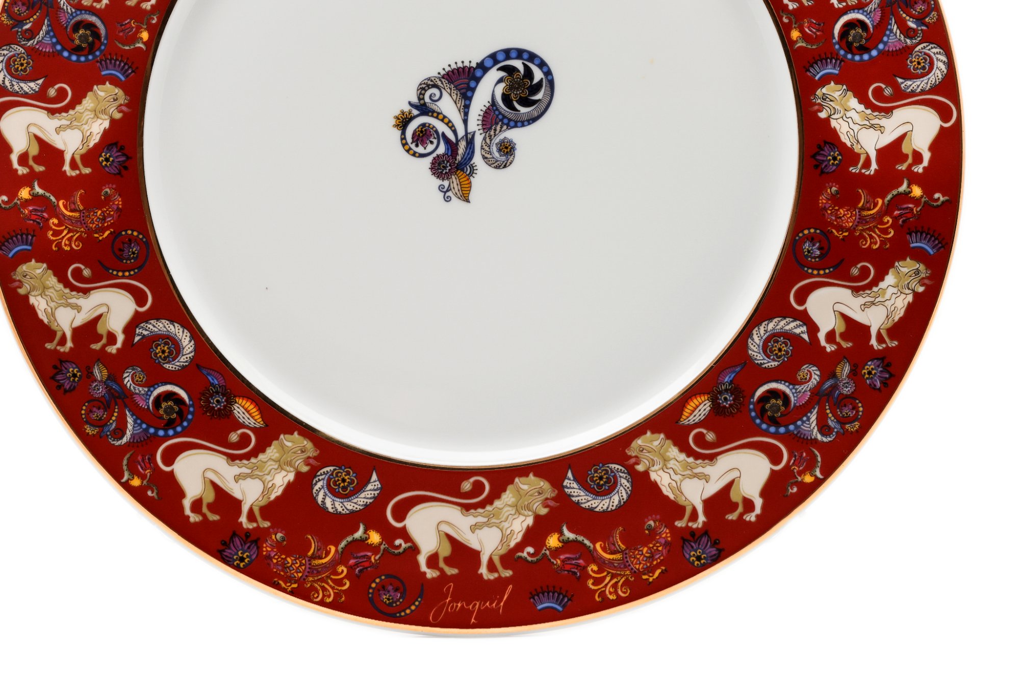 Porselen Servis Tabağı / Porcelain Serving Plate - Görsel 3