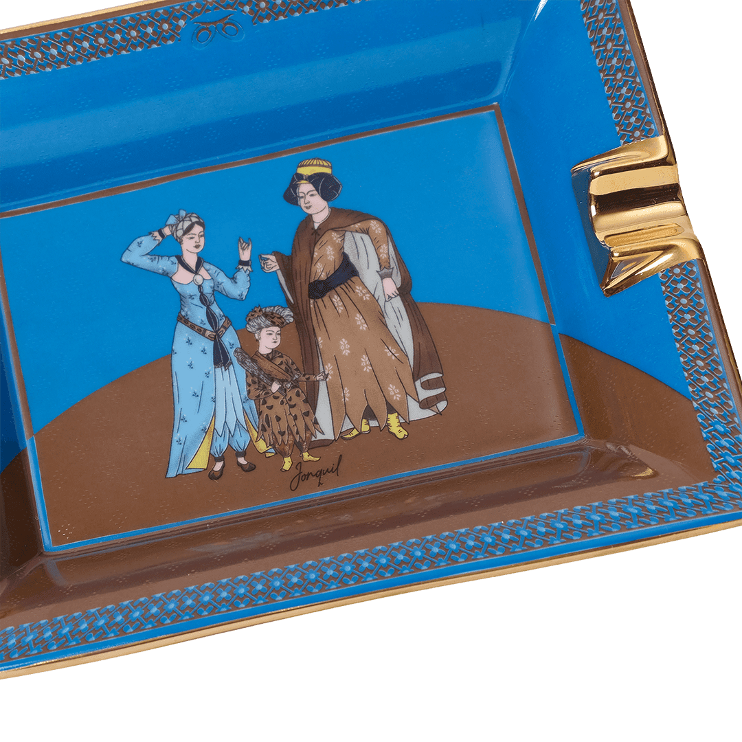 Porselen Küllük / Porcelain Ashtray - Görsel 4