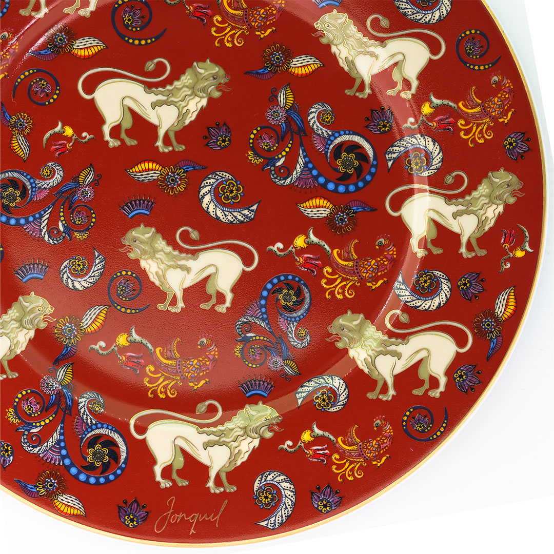 Porselen Pasta Tabağı / Porcelain Cake Plate - Görsel 2