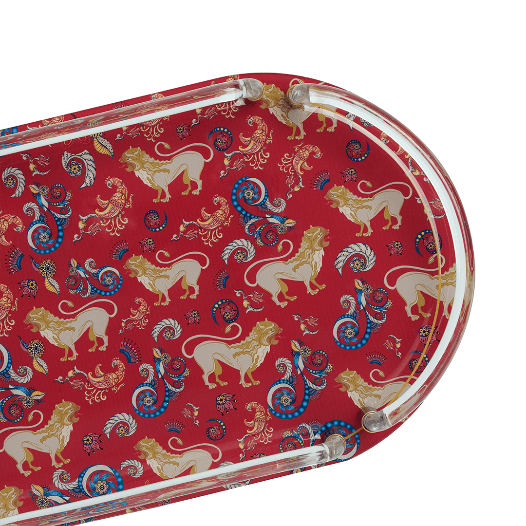 Akrilik Oval Tepsi / Acrylic Oval Tray - Görsel 5