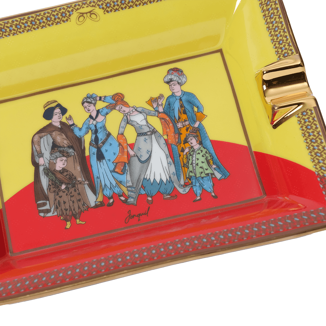 Porselen Küllük / Porcelain Ashtray - Görsel 3